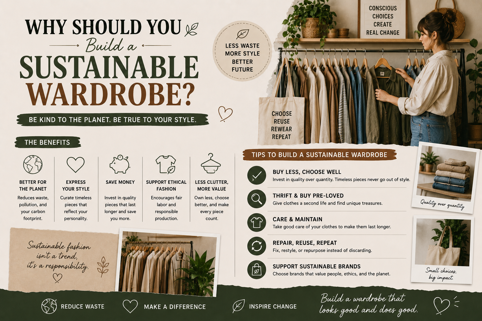 Why Should You Build a Sustainable Wardrobe?