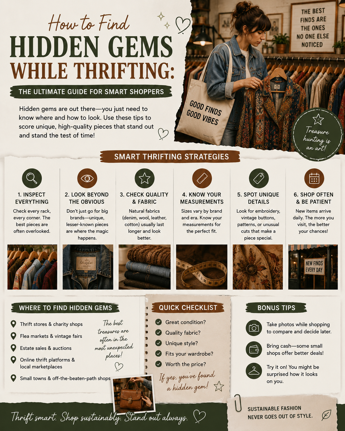 How to Find Hidden Gems While Thrifting: The Ultimate Guide for Smart Shoppers