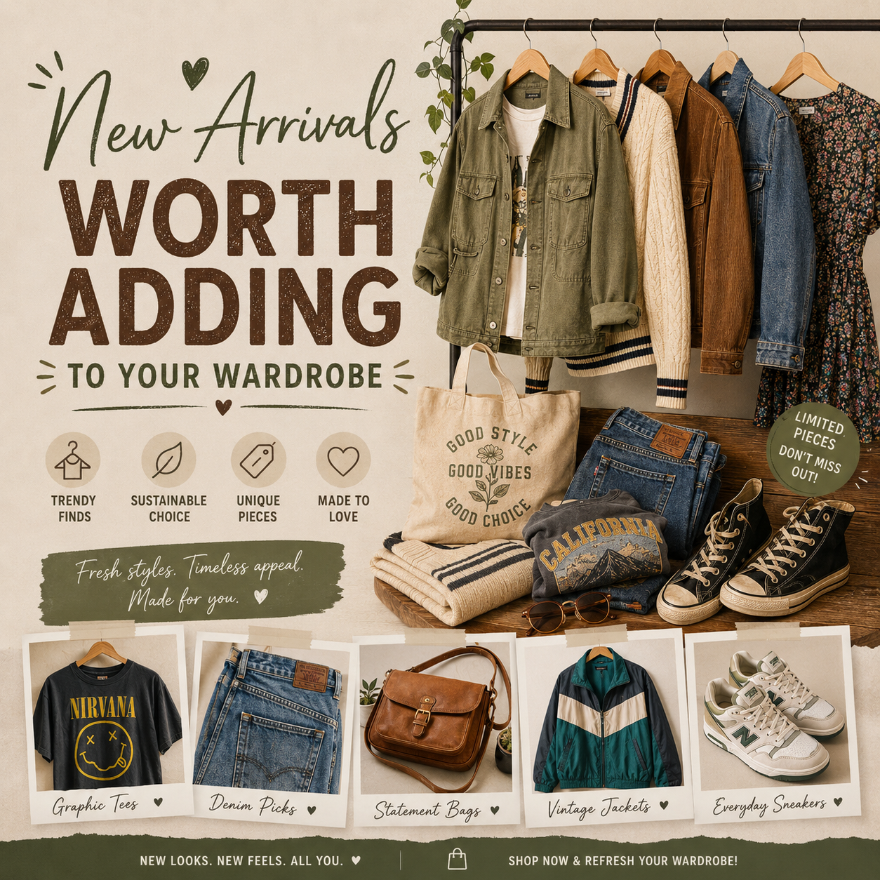 New Arrivals Worth Adding to Your Wardrobe