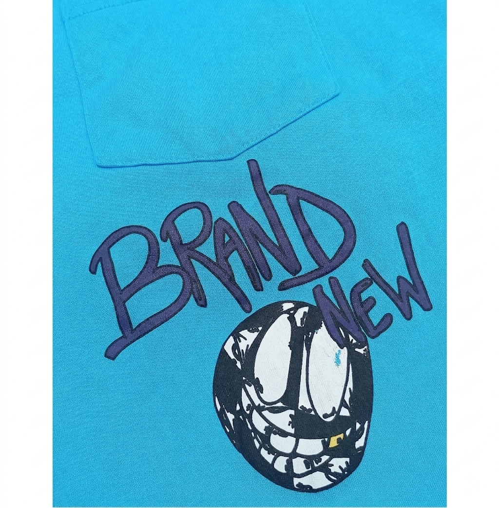 Blue Brain New Graphic Printed T-Shirt - Image 3