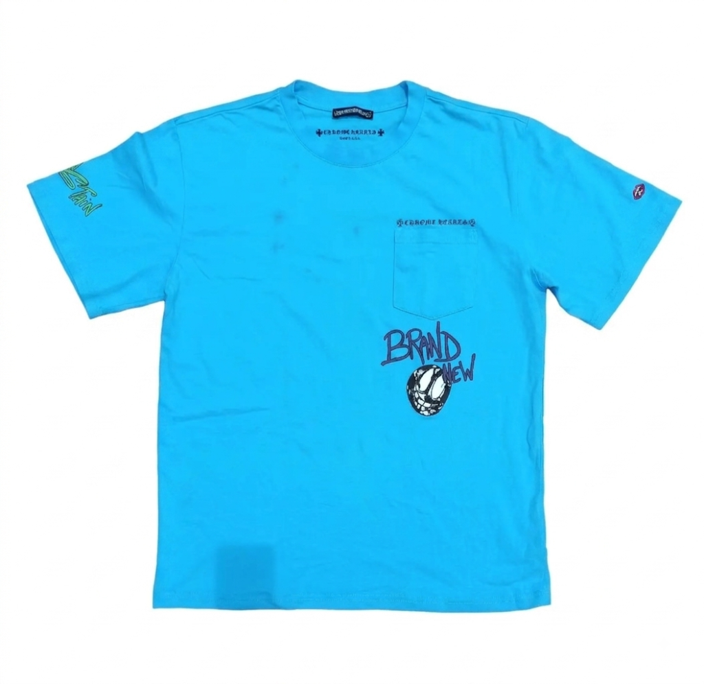 Blue Brain New Graphic Printed T-Shirt