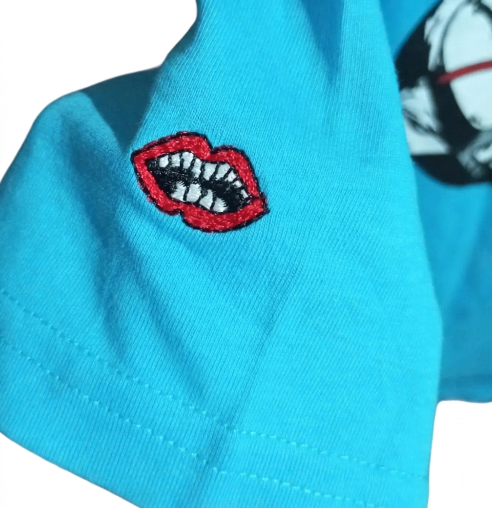Blue Brain New Graphic Printed T-Shirt - Image 5