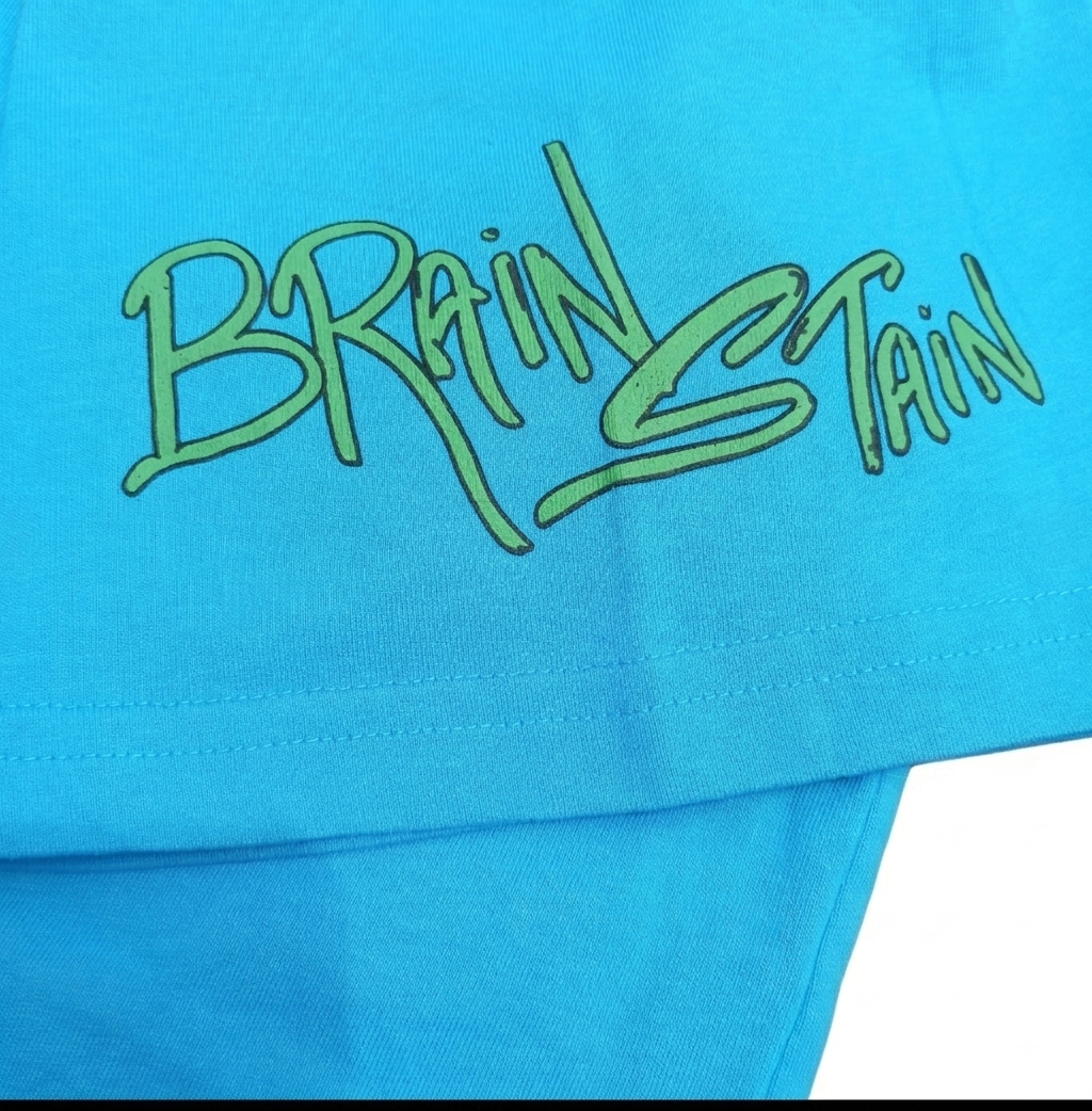 Blue Brain New Graphic Printed T-Shirt - Image 4