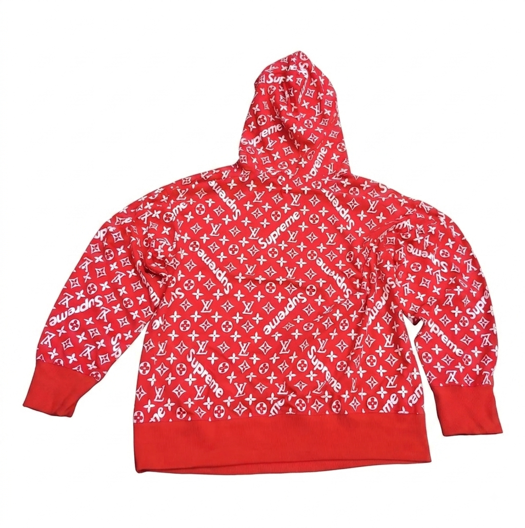 supreme X louis vuitton hoodie